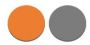 ENKELADERIGE KABEL PVC 1,0MM2 ORANJE/GRIJS (1M-100/ROL)