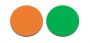 ENKELADERIGE KABEL PVC 1,0MM2 ORANJE/GROEN (1M-100/ROL)