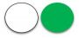 ENKELADERIGE KABEL PVC 1,0MM2 WIT/GROEN (1M-100/ROL)