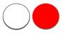 ENKELADERIGE KABEL PVC 1,0MM2 WIT/ROOD (1M-100/ROL)