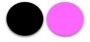 ENKELADERIGE KABEL PVC 1,0MM2 ZWART/ROZE (1M-100/ROL)