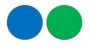 ENKELADERIGE KABEL PVC 2,0MM2 BLAUW/GROEN (1M-100/ROL)