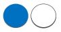 ENKELADERIGE KABEL PVC 2,0MM2 BLAUW/WIT (1M-100/ROL)