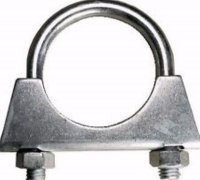 EXHAUST CLAMP M8 57MM (1PC)