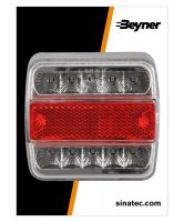 FEU ARRIÈRE 4 FONCTIONS 98X105MM 14LED (1PC) FEU ARRIÈRE 4 FONCTIONS 98X105MM 14LED (1PC)