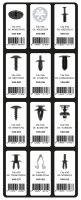 FILLED INLAY TOP 1 - 12 CLIPS VAG GROUP (1PC) FILLED INLAY TOP 1 - 12 CLIPS VAG GROUP (1PC)