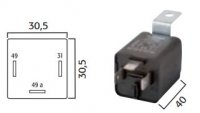 FLASHING LIGHT RELAY 24V MAX 170W 3-POLES (1PC)