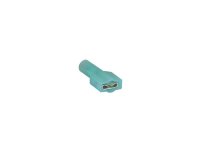 FLAT PLUG FULLY INSULATED BLUE 1.5 - 2.5MM² (100PC) (1PC)