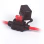 FUSE HOLDER FOR MICRO II BLADE FUSE RED WIRE 2,5MM2 (1PC)