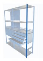 GRIP ÉTAGÈRE HAUTEUR=2000MM RAL 5015 (1PC)