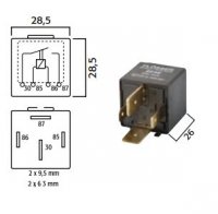 HIGH POWER MAKE RELAY 12V 70A WITH DIODE (1PC)