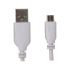 isimple data cable usb to micro usb 1m blanc 1pc
