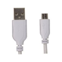 ISIMPLE DATAKABEL USB NAAR MICRO USB 1M WIT (1ST)
