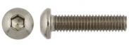 iso 73801 109 button head socket screw stainless steel 304 m6x20 20pcs