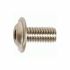 iso 73802 109 flanged button head socket screw zinc plated m4x10 100pcs