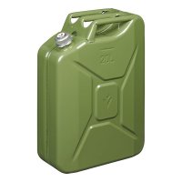 JERRY CAN 20L METAL GREEN WITH MAGNETIC CAP UN- & TÜV/GS-APPROVED(1PC)