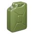 jerry can 20l metal green with magnetic cap un tvgsapproved1pc