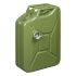 jerry can 20l metal green with magnetic cap un tvgsapproved1pc
