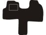 jeu de tapis feutre aiguillete noir citroen jumpy i 1996 2004