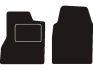 jeu de tapis feutre aiguillete noir fiat ducato set 2 pieces avant 2006 