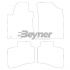 jeu de tapis feutre aiguillete noir hyundai i30 cw 2009 2012