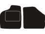 jeu de tapis feutre aiguillete noir jdm 2006 2008