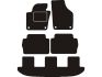 jeu de tapis feutre aiguillete noir vw sharan ii 7pers 2010 