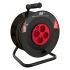 kabelhaspel met randaarde 3x15mm2 zwartrood 40 meter