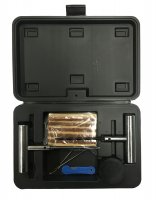 KIT DE RÉPARATION CORDON DE PNEU VOITURE PARTICULIÈRE NOIR (1PC)