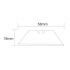 lames pour cutter trapezium 19x06mm 10pcs