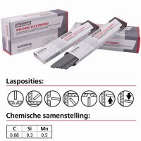 LASELEKTRODE E 6013 S Ø 2,00 X 300 2KG (1ST) LASELEKTRODE E 6013 S Ø 2,00 X 300 2KG (1ST)