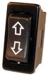 LED ILLUMINATED ELECTRIC WINDOW/AERIAL ROCKER SWITCH (1PC)