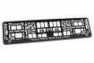 license plate holder 3d relief printed chrome supply letters 1pc