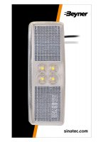 MARKER LAMP 12 / 24V WHITE 110X40MM LED (1PC)