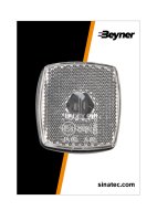 MARKER LAMP WHITE 66X62MM WITH REFLECTOR (1PC) MARKER LAMP WHITE 66X62MM WITH REFLECTOR (1PC)