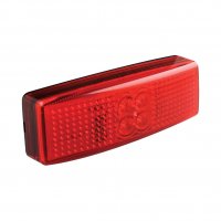 MARKERINGSLAMP 12/24V ROOD 110X40MM LED (1ST) MARKERINGSLAMP 12/24V ROOD 110X40MM LED (1ST)