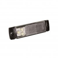 MARKERINGSLAMP 12/24V WIT 126X30MM LED (1ST) MARKERINGSLAMP 12/24V WIT 126X30MM LED (1ST)