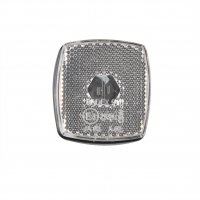 MARKING LAMP WHITE 66X62MM + REFLECTOR (1PC)