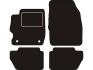 mat set needle felt black ford ka 2016 