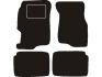 mat set needle felt black honda civic 5 doors 1998 2001
