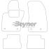 mat set needle felt black jeep renegade multijet limited 2014 