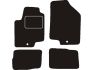 mat set needle felt black kia soul 2009 france