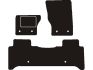 mat set needle felt black land rover range rover mk4 2012 
