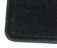 mat set needle felt black mitsubishi pajero long rear 2000