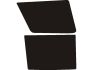mat set needle felt black peugeot 806 window trim 1994 2002