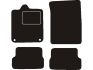 mat set needle felt black renault laguna coupe 2008 