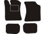 mat set needle felt black volvo 480 1986 1996