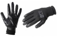 NITRILE GLOVES BLACK SIZE MEDIUM (1 PAIR)