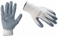 NITRILE GLOVES WHITE X-LARGE SIZE 9 (1 PAIR) (1PC)