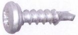 no plate drilling screw zinc plated 50x25mm 250pcs